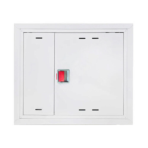 Шкаф пожарный ФАЭКС ШПК 315 ВЗБ универсальный стандарт встроенный закрытый белый с евроручкой