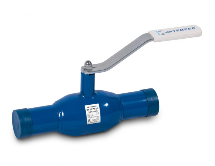 Кран шаровой TEMPER 29266065 полнопроходной под приварку DN 65 PN 25