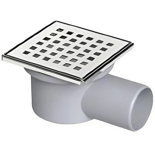 Трап горизонтальный VALFEX VF.022.050K.150.01 Ду 50 с решеткой и окантовкой из нерж.стали