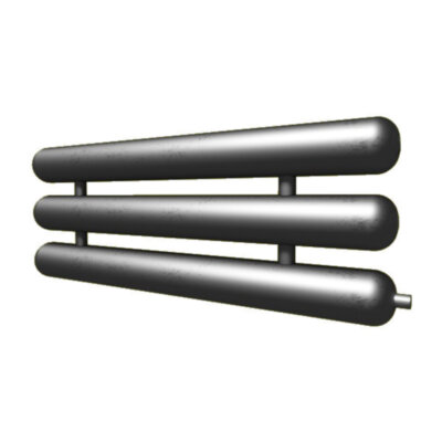 Регистр отопления РСЭ-3x159x4,0-4000 секционный трёхрядный с эллиптическими заглушками