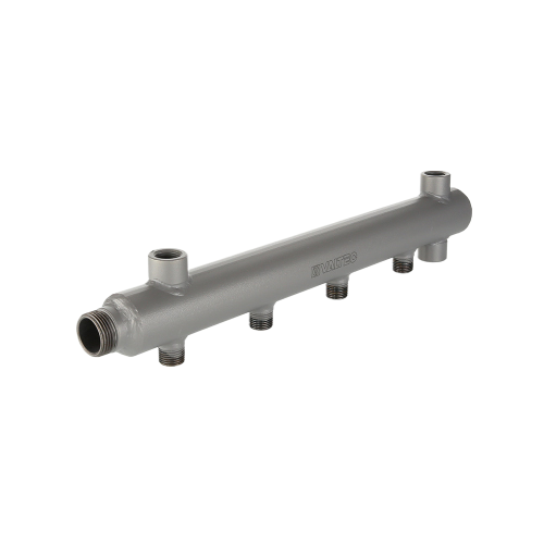 Коллектор распределительный VALTEC VTc.510.BS.50060404 4 отвода ВР-НР 1"x1/2" DN 25 PN 16 без регулировки 4