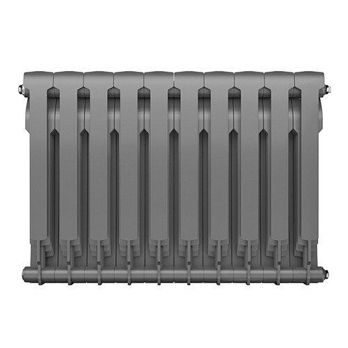 Радиатор биметаллический Royal Thermo BiLiner 500 (10 секций) Silver Satin