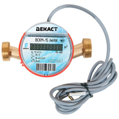 Электронный счетчик Декаст ВСКМ-15 iWAN RS (110 мм) холодной и горячей воды