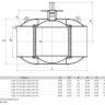 Кран шаровой газовый ALSO КШ.П.П.GAS.300.16-01 Ду 300 Ру 16 с редуктором полнопроходный под приварку 2