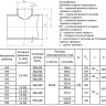 Тройник стальной 530x8-273х8-2,5 072 ОСТ 34 10.764-97 переходный сварной 2