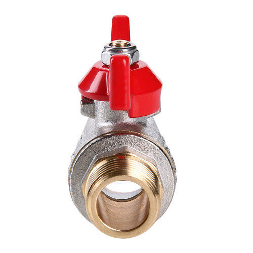 Кран шаровой VALTEC BASE 1/2" Ду15 Ру16 с внутренней - наружной резьбой VT.218.N.04