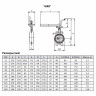 Затвор ADL ГРАНВЭЛ ЗПТС DN 200 PN 16 с рукояткой MRR 2