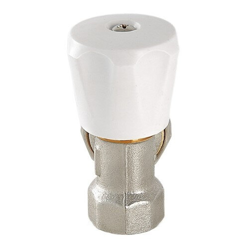 Клапан радиаторный Valtec VT.007.L 1/2" DN 15 PN 10 регулирующий угловой ручной облегченный