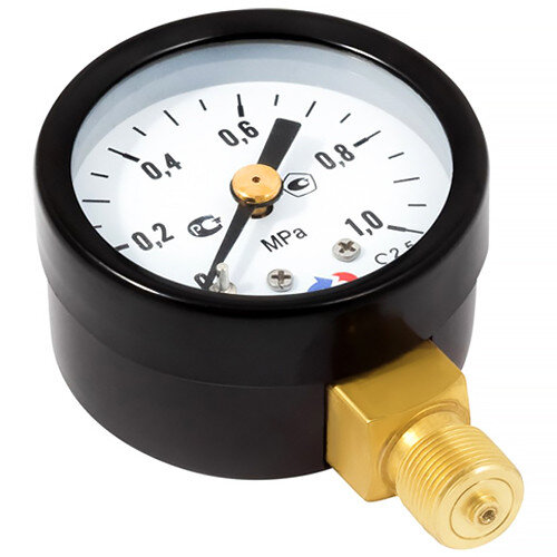 Мановакуумметр РОСМА ТМВ-110Р.00 (-0,1...0,15 МПа) Дкорп=40мм кл. 2,5 G1/8" общетехнический радиальный УТ-00049013