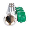 Коллектор распределительный STOUT SMB 6850 3 отвода ВР-НР 3/4"х1/2" DN 20 PN 16 с регулирующими клапанами 3