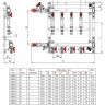 Узел этажный VALTEC VT.GPM.06S04.L2 1" DN 25 с балансировочным клапаном 8