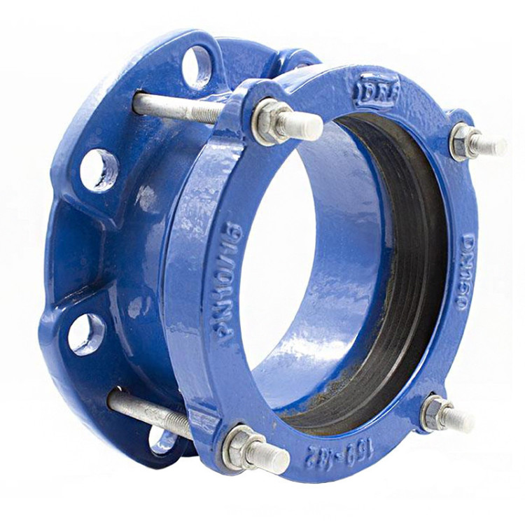 Муфта ПФРК DN 125 (132-153 мм) PN 10/16 соединительная для чугунных и стальных труб 2