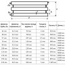 Регистр отопления РСП-3x114x4,0-5000 секционный трёхрядный с плоскими заглушками 2