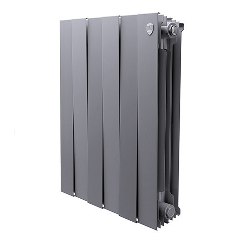 Радиатор биметаллический Royal Thermo PianoForte 500 (6 cекций) Silver Satin 1