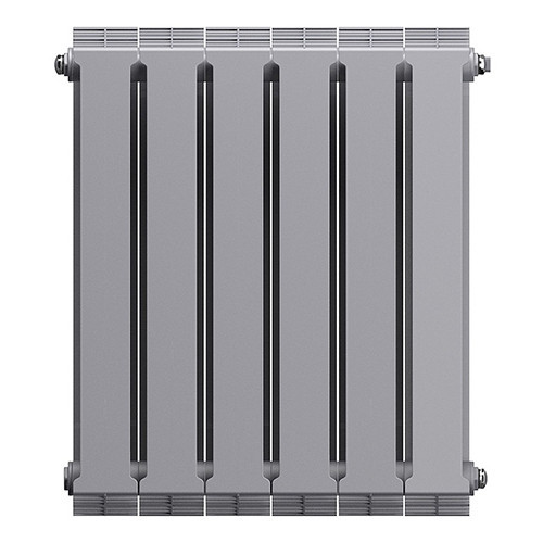 Радиатор биметаллический Royal Thermo PianoForte 500 (6 cекций) Silver Satin 3