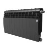 Радиатор биметаллический Royal Thermo BiLiner 350 V (12 секций) Noir Sable 1