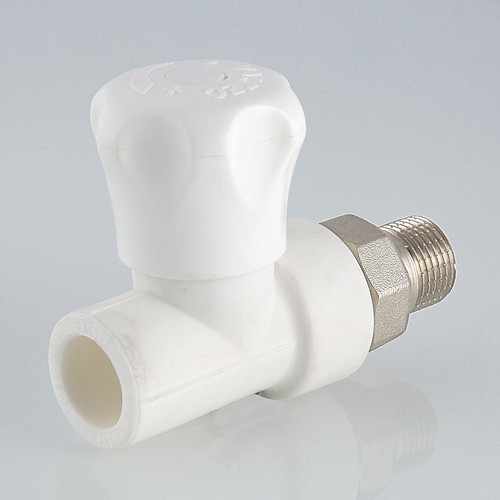 Клапан регулирующий VALTEC VTp.717.V НР 1/2" DN 20x15 PN 25 полусгон с накидной гайкой полипропиленовый 8