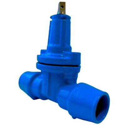 Задвижка клиновая VGA D02.40 DN 40 PN 16 ответвительная раструбная с фиксирующим кольцом