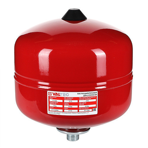 Бак VALTEC 3/4" мембранный 18 л для систем отопления VT.F.R.050018