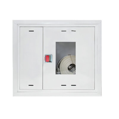 Шкаф пожарный ФАЭКС ШПК 315 НОБ универсальный стандарт навесной открытый белый с евроручкой