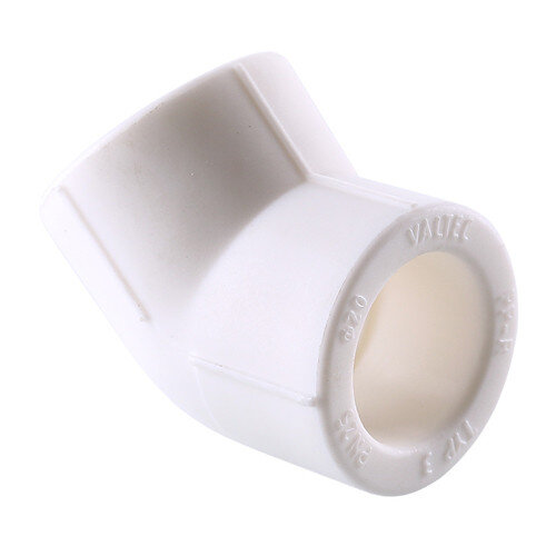 Угольник 45 градусов VALTEC VTp.759 DN 50 PN 25 полипропиленовый