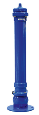 Пожарный гидрант JAFAR 8853 DN 125 H=2000 подземный с двойным запиранием с фланцем для ПП ГОСТ 5525-88