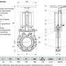 Задвижка шиберная ножевая VGA с невыдвижным шпинделем S72.10 DN 50 2