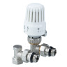 Комплект терморегулирующего оборудования Valtec VT.045 1/2" DN 15 PN 10 для радиатора угловой 1