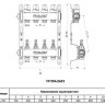 Коллекторная группа VALFEX VF.584.0603 3-х контурный ВР-НР 1"x3/4" DN 25 PN 6 с регулирующими клапанами и расходомерами 2