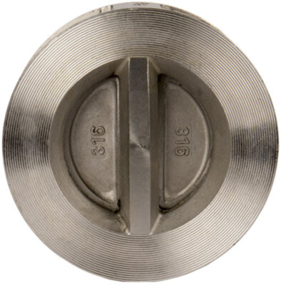 Клапан двухстворчатый Genebre 2402 Ду50 Ру25 обратный межфланцевый нержавеющий