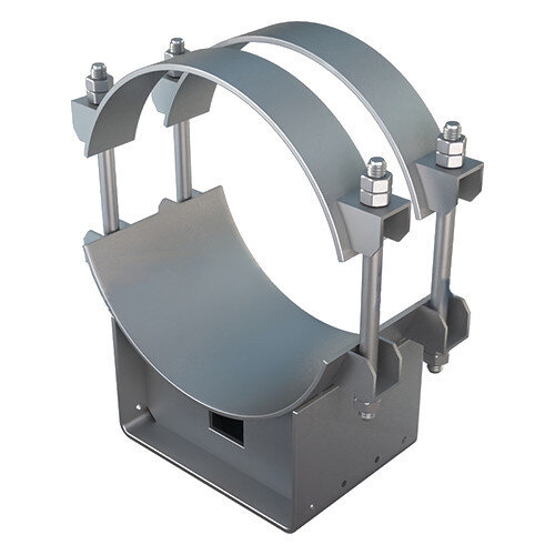 Опора Дн 1220 ТПР.06.34(4).00.000-29 H=200 бугельная скользящая стальная