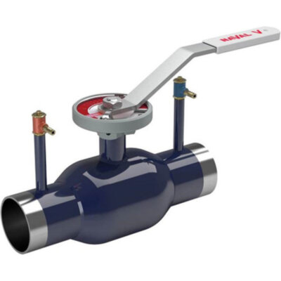 Кран шаровой NAVAL NAVALTRIM 264412 V DN 100 PN 25 регулирующий стальной под приварку