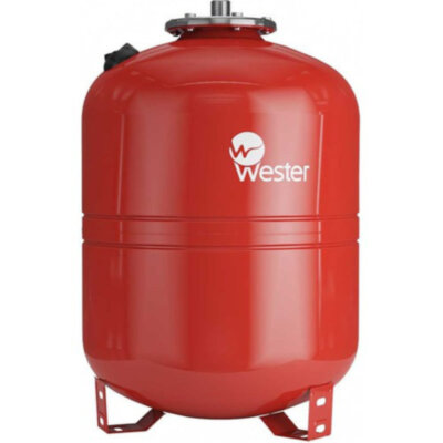 Бак расширительный Wester WRV 50 НР 3/4" DN 365 PN 5 мембранный для отопления
