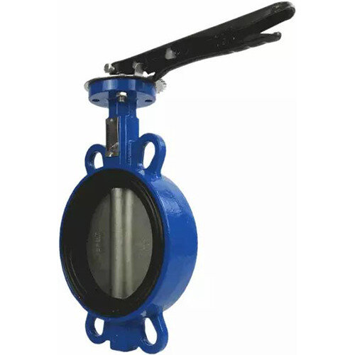 Затвор дисковый чугунный Benarmo 2011HA DN 125 PN 16 поворотный межфланцевый с рукояткой EURO