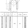 Хомут трубный Ду 160 мм ГОСТ 24137-80, резьба - 60 мм 2