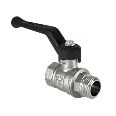 Кран шаровый VALFEX DELTA PRO VF.215 ВР-НР 1/2" Ду 15 Ру 40 никелированный латунный