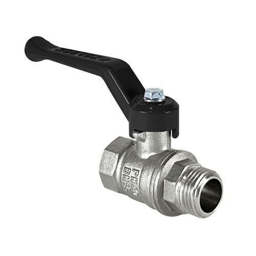 Кран шаровый VALFEX DELTA PRO VF.215 ВР-НР 1/2" Ду 15 Ру 40 никелированный латунный