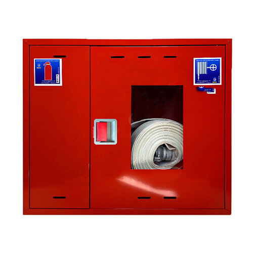 Шкаф пожарный ФАЭКС ШПК 315 НОК универсальный стандарт навесной открытый красный с евроручкой