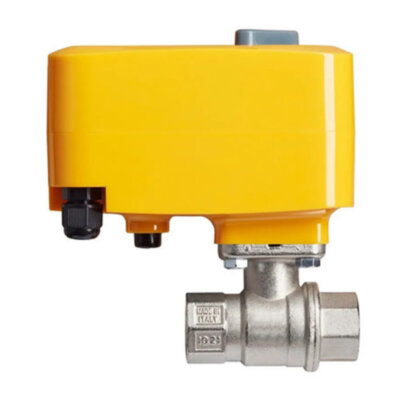 Кран шаровой с электроприводом Нептун Bugatti Special Edition 12В 1/2'' латунный