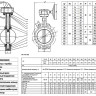 Затвор дисковый поворотный ABRA BUV-VF 866 DN 125 PN 16/10 межфланцевый с редуктором 2