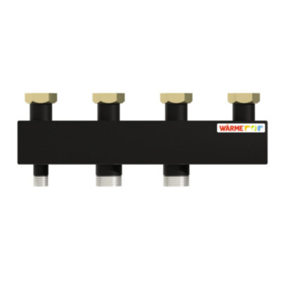 Коллектор распределительный Warme WKS85.2F 2-х контурный НР 1 1/2" Ду 40 Ру 6 без теплоизоляции