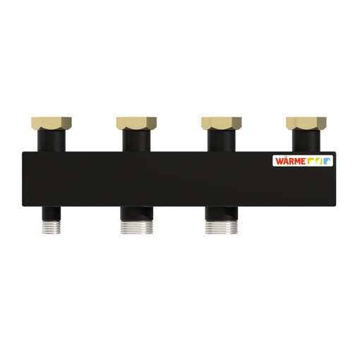 Коллектор распределительный Warme WKS85.2F 2-х контурный НР 1 1/2" Ду 40 Ру 6 без теплоизоляции