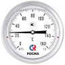 Термометр РОСМА БТ-51.220-64 Дкорп=100мм 10 МПа кл. 1,5 G1/2" Траб = 0…+100°C биметаллический коррозионностойкий готовый к гидрозаполнению, осевой 00000032086 1