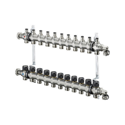 Коллекторная группа Oventrop Multidis SF 11 со встроенными регулирующими вставками