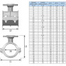 Седелка фланцевая для чугунных труб UR-CAST UR-33 DN 100/40 PN 16 чугунная 2