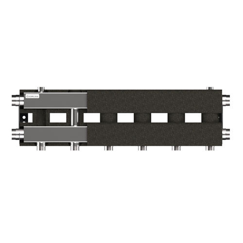 Коллектор распределительный GIDRUSS MKSS-100-3.EPP 3-х контурный НР 1 1/4"x1" Ду 32 Ру 6 модульный в термоизоляции 2