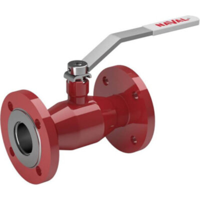 Кран шаровой NAVAL NAVALSTEAM 274505 DN 20 PN 40 стальной стандартнопроходный фланцевый для пара