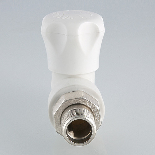 Клапан регулирующий VALTEC VTp.717.V НР 3/4" DN 25x20 PN 25 полусгон с накидной гайкой полипропиленовый 3