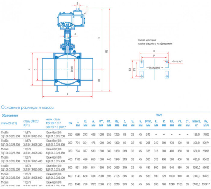 Кран шаровой подземный Маршал 10нж46фт-01 3ЦП.01.3 DN 250 PN 25 полнопроходной под приварку
