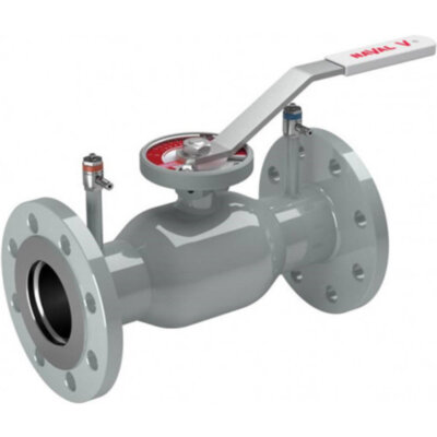 Кран шаровой NAVAL NAVALTRIM 266514 V DN 150 PN 16 регулирующий нержавеющий фланцевый